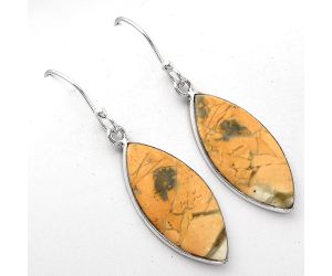 Natural Maligano Jasper - Indonesia Earrings SDE51521 E-1001, 11x24 mm