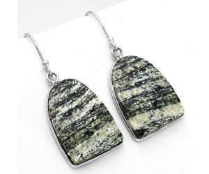 Natural Chrysotile Earrings SDE52138 E-1001, 16x22 mm