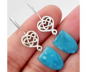 Celtic - Natural Smithsonite Earrings SDE52369 E-1213, 11x16 mm