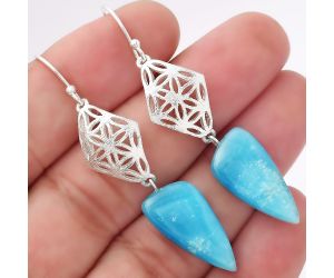 Artisan - Natural Smithsonite Earrings SDE52506 E-1108, 11x22 mm