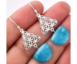 Natural Smithsonite Earrings SDE52646 E-1108, 12x16 mm