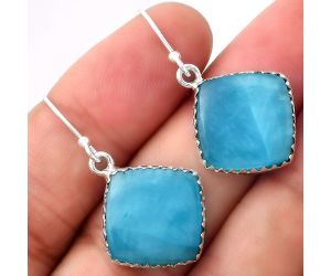 Natural Smithsonite Earrings SDE52746 E-1113, 15x15 mm