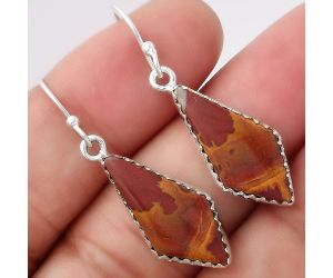 Natural Noreena Jasper Earrings SDE52773 E-1113, 11x22 mm