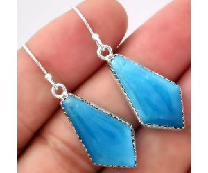 Natural Smithsonite Earrings SDE52806 E-1113, 13x24 mm