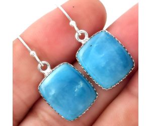 Natural Smithsonite Earrings SDE52821 E-1113, 13x15 mm