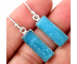 Natural Smithsonite Earrings SDE52823 E-1113, 8x20 mm