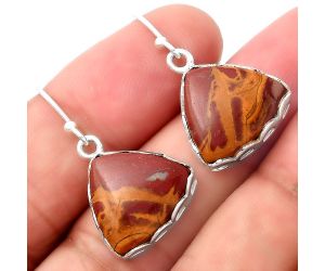 Natural Noreena Jasper Earrings SDE52831 E-1113, 14x16 mm