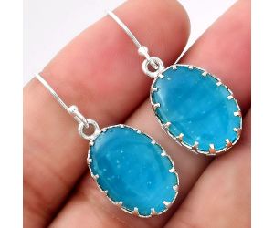 Natural Smithsonite Earrings SDE52920 E-1113, 12x17 mm