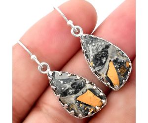 Natural Maligano Jasper - Indonesia Earrings SDE52922 E-1113, 11x21 mm