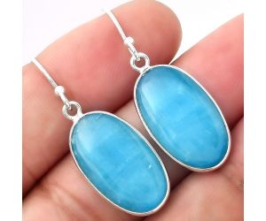 Natural Smithsonite Earrings SDE53100 E-1001, 12x21 mm