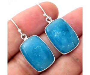 Natural Smithsonite Earrings SDE53277 E-1001, 14x19 mm