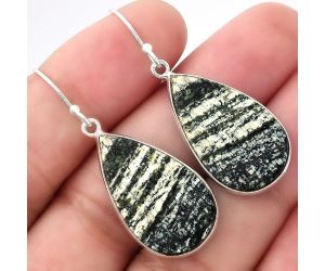 Natural Chrysotile Earrings SDE53279 E-1001, 15x26 mm