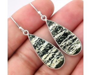 Natural Chrysotile Earrings SDE53280 E-1001, 11x27 mm