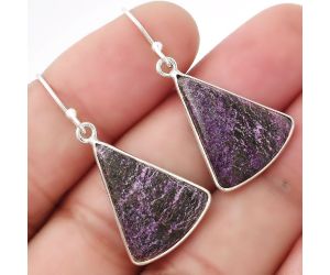 Natural Purpurite - South Africa Earrings SDE53448 E-1001, 16x21 mm