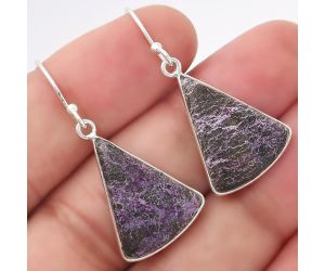 Natural Purpurite - South Africa Earrings SDE53458 E-1001, 15x21 mm