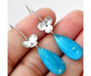 Natural Smithsonite Earrings SDE54603 E-1094, 10x22 mm