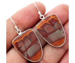 Natural Noreena Jasper Earrings SDE54726 E-1001, 19x24 mm