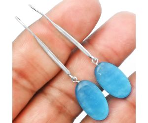 Natural Smithsonite Earrings SDE55547 E-1095, 11x19 mm