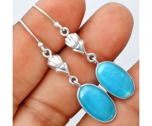 Natural Smithsonite Earrings SDE55734 E-1094, 10x17 mm