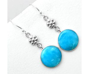 Natural Smithsonite Earrings SDE55821 E-1094, 15x15 mm