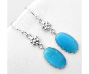 Natural Smithsonite Earrings SDE55831 E-1094, 11x18 mm