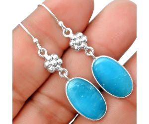 Natural Smithsonite Earrings SDE55831 E-1094, 11x18 mm