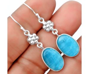 Natural Smithsonite Earrings SDE55847 E-1094, 11x16 mm