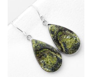 Dragon Blood Stone - South Africa Earrings SDE56146 E-1001, 15x26 mm