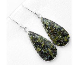 Dragon Blood Stone - South Africa Earrings SDE56152 E-1001, 14x28 mm