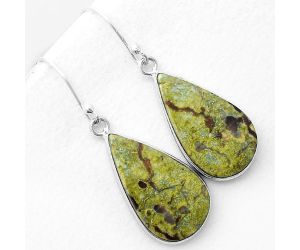 Dragon Blood Stone - South Africa Earrings SDE56155 E-1001, 13x23 mm