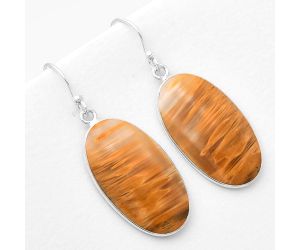 Natural Tiger Bee Earrings SDE56708 E-1001, 16x26 mm
