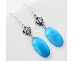 Natural Smithsonite Earrings SDE56825 E-1235, 12x21 mm