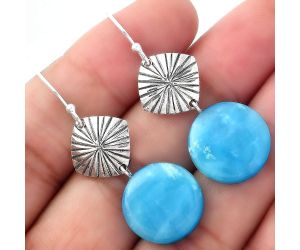 Natural Smithsonite Earrings SDE56865 E-1094, 16x16 mm