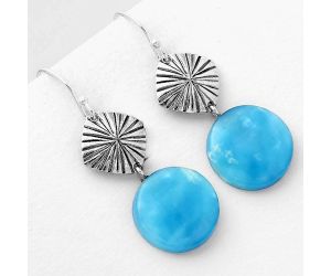 Natural Smithsonite Earrings SDE56865 E-1094, 16x16 mm