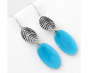 Natural Smithsonite Earrings SDE56946 E-1203, 12x21 mm