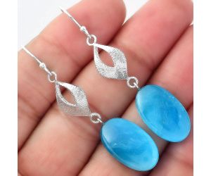 Natural Smithsonite Earrings SDE57002 E-1094, 12x20 mm