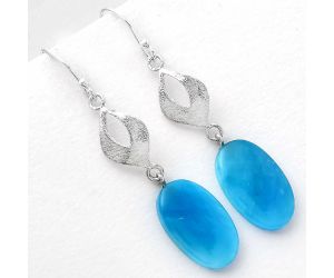 Natural Smithsonite Earrings SDE57002 E-1094, 12x20 mm