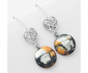 Celtic - Maligano Jasper - Indonesia Earrings SDE57122 E-1213, 15x15 mm