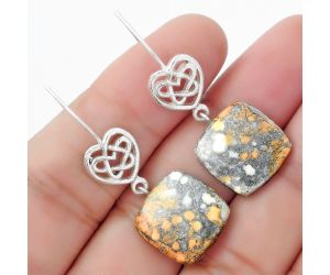 Celtic - Maligano Jasper - Indonesia Earrings SDE57124 E-1213, 15x15 mm