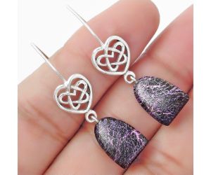 Celtic - Purpurite - South Africa Earrings SDE57125 E-1213, 10x14 mm