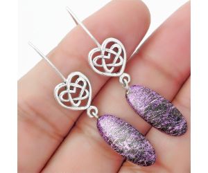 Celtic - Purpurite - South Africa Earrings SDE57136 E-1213, 8x21 mm