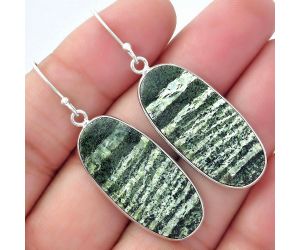 Natural Chrysotile Earrings SDE57697 E-1001, 15x32 mm