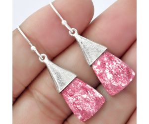 Natural Pink Thulite - Norway Earrings SDE58866 E-1083, 12x18 mm