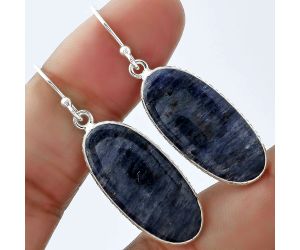 Natural Purple Aventurine Earrings SDE59163 E-1001, 12x26 mm