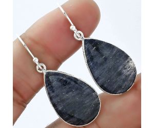 Natural Purple Aventurine Earrings SDE59172 E-1001, 15x24 mm