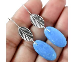 Natural Smithsonite Earrings SDE59583 E-1203, 11x23 mm