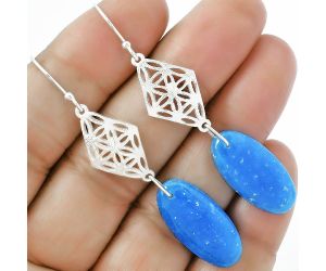 Natural Smithsonite Earrings SDE61107 E-1108, 11x23 mm