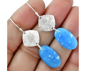 Natural Smithsonite Earrings SDE61320 E-1094, 11x19 mm