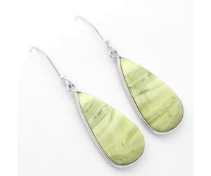 Natural Serpentine Earrings SDE62511 E-1001, 13x26 mm