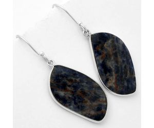 Natural Sodalite Earrings SDE62538 E-1001, 14x26 mm